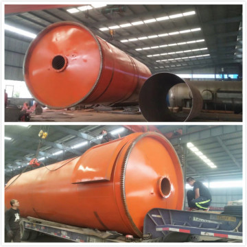 fuel from waste tyres pyrolysis machinery