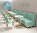 Niska cena Dostosowana skórzana kabina restauracyjna Sofa siedzenia