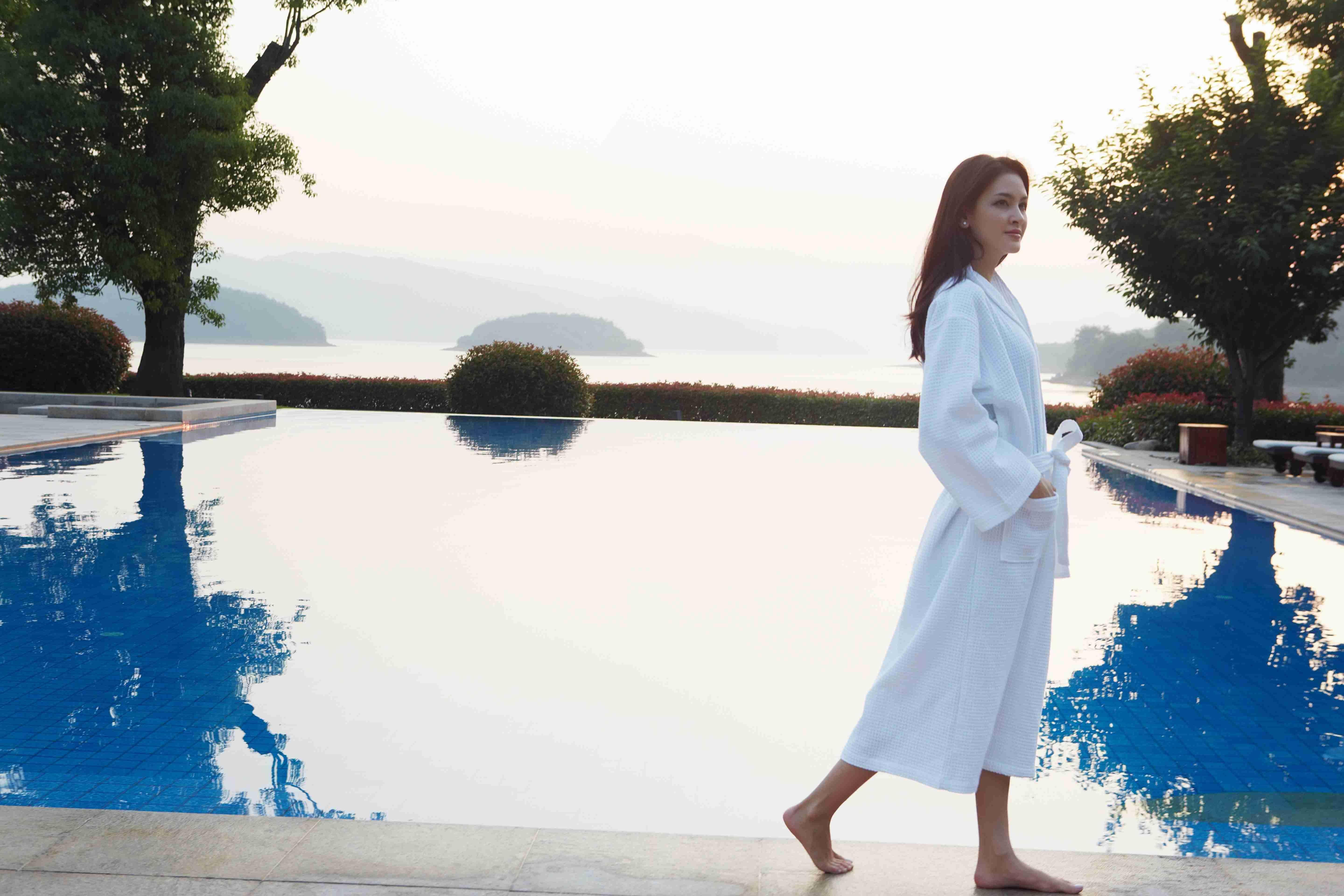 Best Hotel White Cotton Waffle8