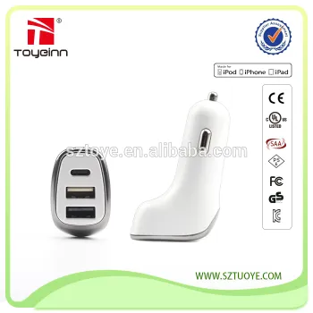 Fatory price 4.8A output quick car charger type c car charger