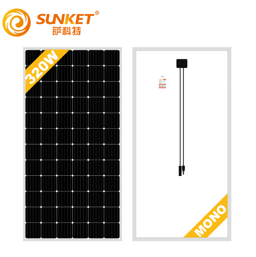 370w 360w 350w sistema de ceñido de paneles solares mono