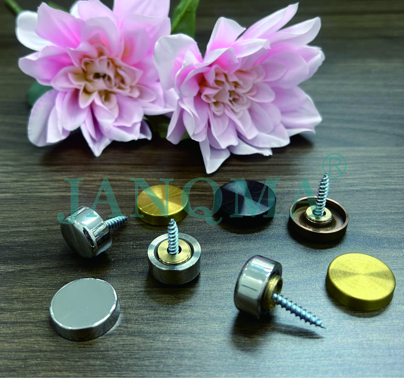 Thick hat mirror screws Thick hat Decorative 