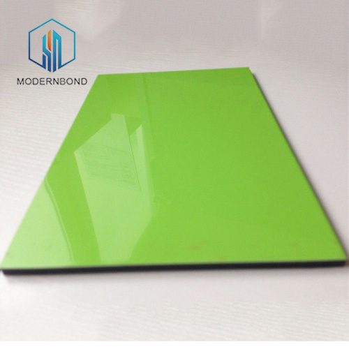 Wall Decorative High Gloss Aluminum Cladding Sheet