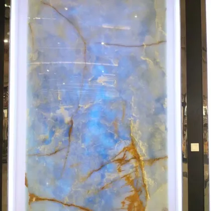 Translucid Stone Backlit Onyx Marble Background Wall Covering