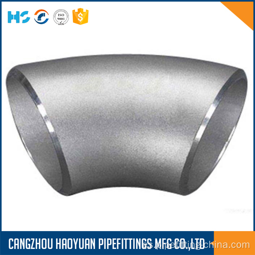 Codo de acero al carbono SCH40 de 45 grados