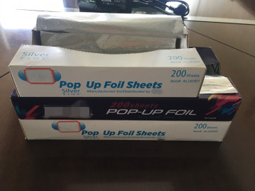 16 Microns Aluminium Pop Up Foil