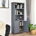 Standing Shelves Wooden Bookcase With Storage