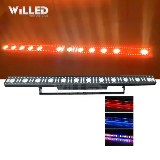 WILLED Demo 12x3w Warm White RGB DMX LED Pixel Wall Washer - Individual Control Disco Stage Bar Lights