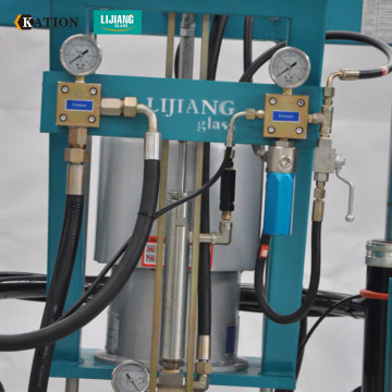 Máquina de recubrimiento de selladores de silicona de dos componentes para acristalamiento