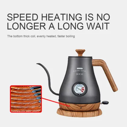 Timemore 800ml Stainless Steel Electric Variable Temperature Gooseneck Kettle for Pour Over Coffee