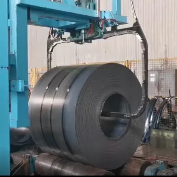 One strapping head Steel Coil Radial bundling Machine