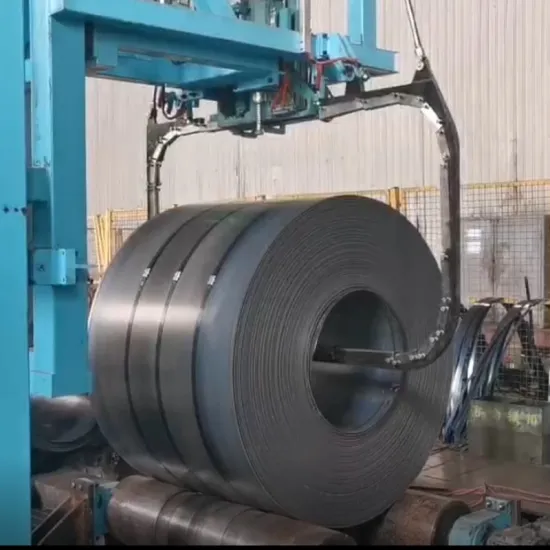 One strapping head Steel Coil Radial bundling Machine