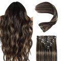 Balayage Natural Black Thangut Challut Clip Clip Hair