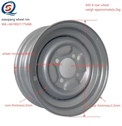 Durable 229.5mm Rear Wheel Rim for Longevity