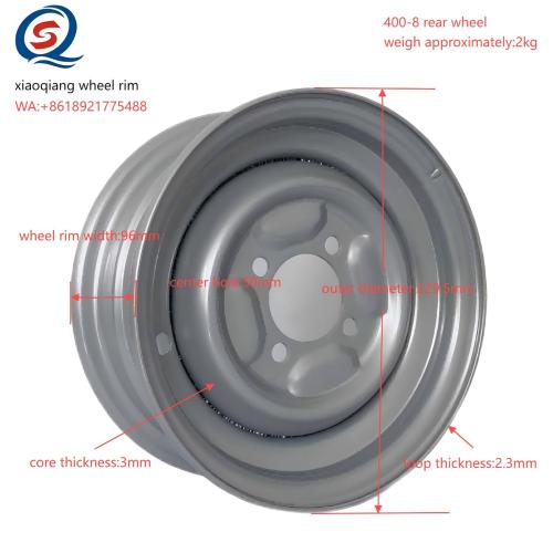 Rimbre de la rueda trasera de 229.5 mm: versátil y fuerte
