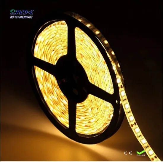 2016 Hot sales 12Volt 60leds/m waterproof Flexible led strip warm white SMD5050 LED strip light