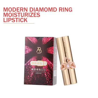 Golden Luxury Waterproof Moisturizing Smooth Long-Lasting Red Lipstick for Wholesale