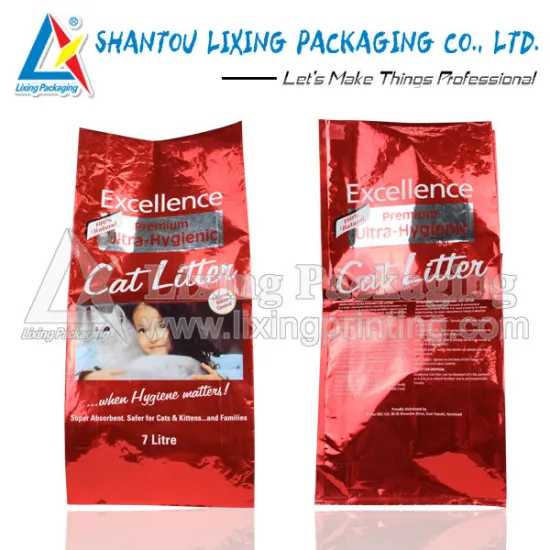 Laminated cat food bag