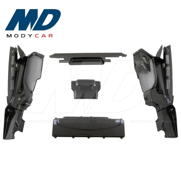 Bouclier sous-évalué en fibre de carbone 5 PCS pour 2008-2015 Audi R8 V8 V10