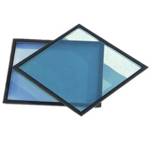 Custom Size Ocen Blue Tinted Toughened Hollow Glass