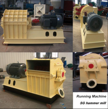 Wood biomass pellet production machine wood grinder