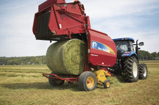 Wood biomass pellet hay baler for wood splitter