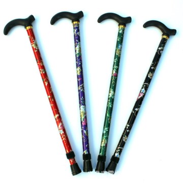 Lightweight Aluminum and PVC Self-Protection Stick with Retractable Design for Elderly and Hiking in Sichuan