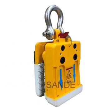 Sande Factory Sale: 30mm Suspended Durable Safety Stone Slab Magnetic Lifting Clamp