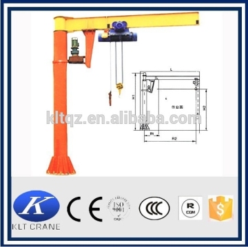 small electric jib crane 3 ton