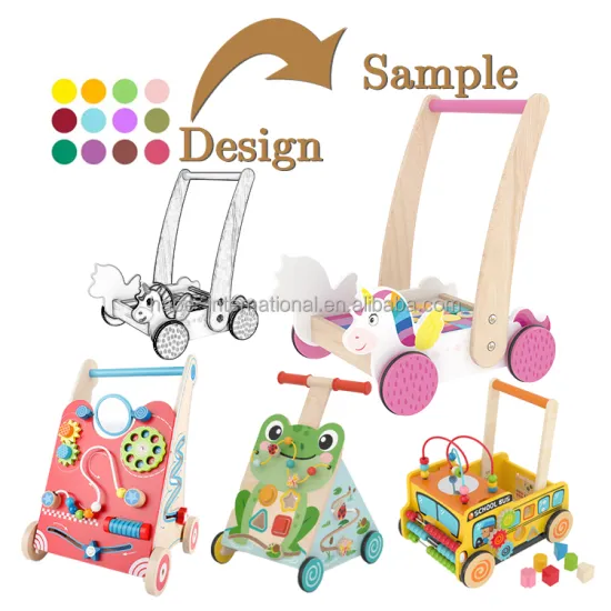 Wooden Baby Walker: An Educational Toy for Toddlers