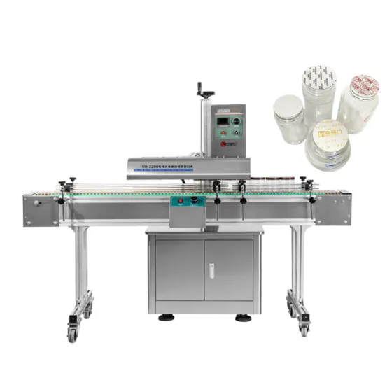 Hot Sale Aluminum Foil Sealing Machine for PET Cans and Plastic Bottles