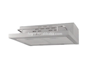 Stainless Steel Retractable 60cm Slim Under Cabinet Kitchen Air Expel Fan & Cooker Hood