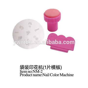 Hot Sale Pink Nail Printing Machine Nail Arts Design 3 In 1 Stamping Plate Nail Art