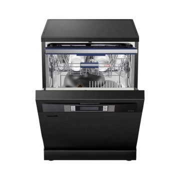 Zhongshan Auto Open Dishwasher with 12/14 Settings Dual Zone Wash Freestanding Automatic Dishwasher