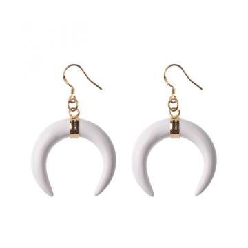 Natural Fashion Oxhorn Women Earrings