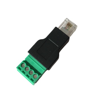 RJ11 6P4C Male to 4 Pin Screw Terminal Adapter - Connectors Online