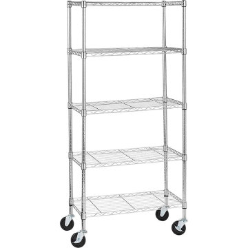 NSF Approved 5 Tiers Heavy Duty Wire Shelving