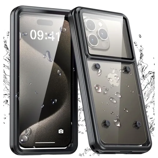 Universal Underwater Pouch Holder for Galaxy S23/S24/S25 and iPhone 16/15/14/13 Pro Max - Waterproof Phone Case with Lanyard