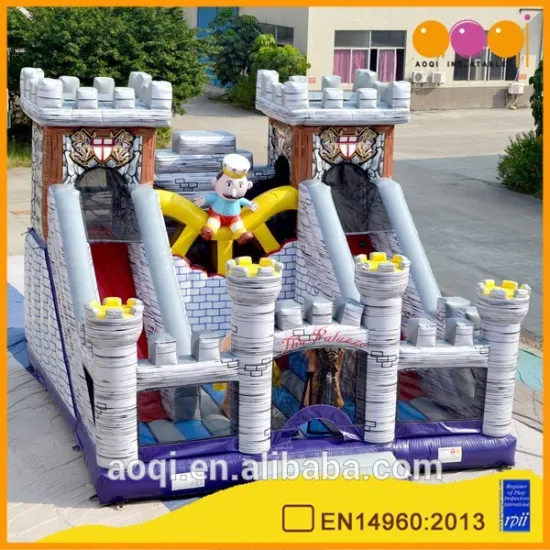 AOQI new design The Palazzo fun city outdoor inflatable playground for sale