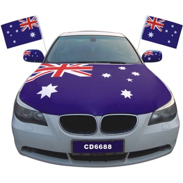 Custom advertising national car decoration engine hood cover