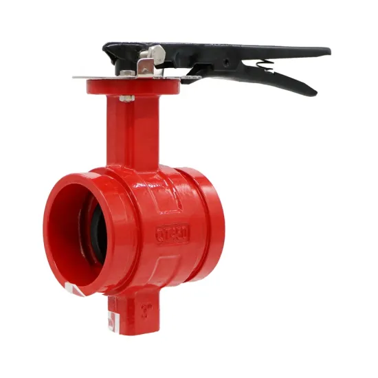 Wholesale Customized  Grooved Butterfly Valve Price