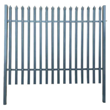Hot Dipped Powdered Coated Pre-Galvanized Steel Palisade Fencing Panels - Aluminum