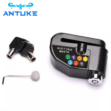Durable Waterproof Motorcycle Disc Lock with Alarm for Anti-theft Security