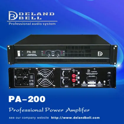 PA-200 professional amplifier,power Amplifier,audio amplifier,pa amplifier