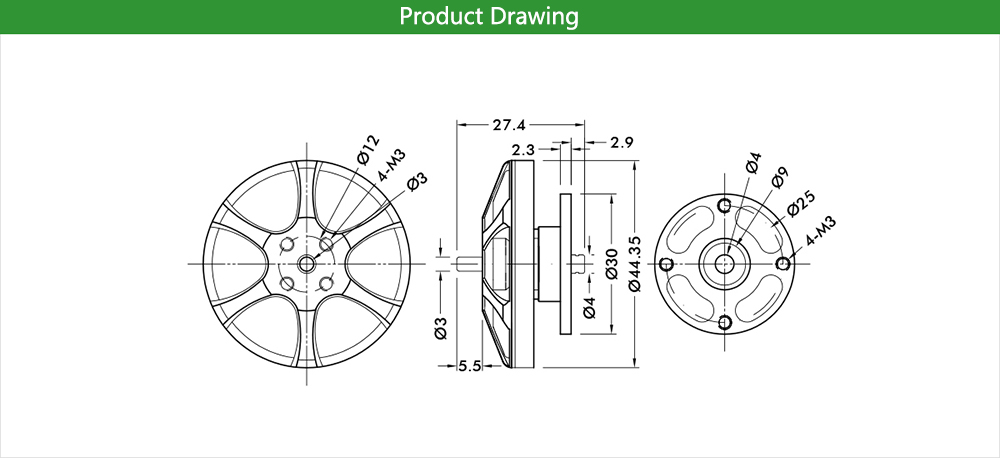 T-MOTOR Antigravity MN4004 MN4006 Brushless Motor for Agriculture UAV Multirotor RC Drone and Quadcopter FPV Helicopters