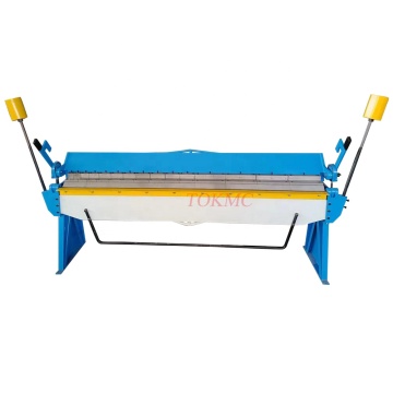 Máquina de plegado de chapa de frenos de caja manual para un ancho de 2540 mm