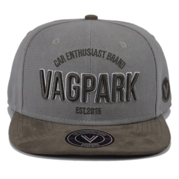 3D Embroidery Suede Brim Acrylic Hip Hop Snap Back Cap