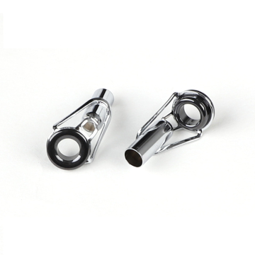 TAIGEK 30Pcs Fishing Ceramic Rings Stainless Steel Rod Tip Guides 6 Sizes 4.2mm-5.5mm