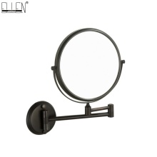 Bathroom Mirror 8" Dual Makeup Mirror Black Magnifier Copper Cosmetic Bathroom Double Faced Bath Mirror EF10