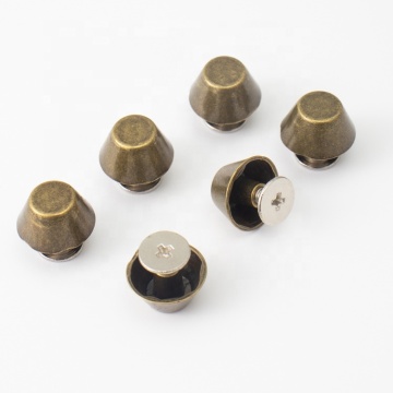 Magnetic Snap Buckle with Pull Ring, 3mm Bucket and 9mm Studs for Crafts and Purse Feet